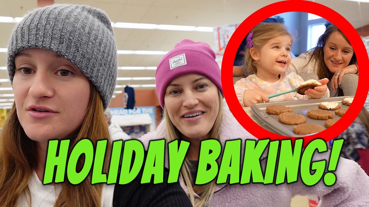Baking Holiday Cookies with Our Niece!
