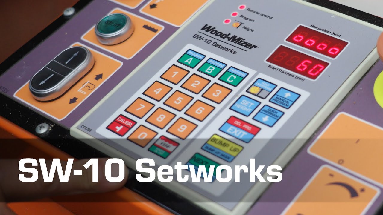 Wood-Mizer SW10 SETWORK - Operation & Settings | Wood-Mizer Europe