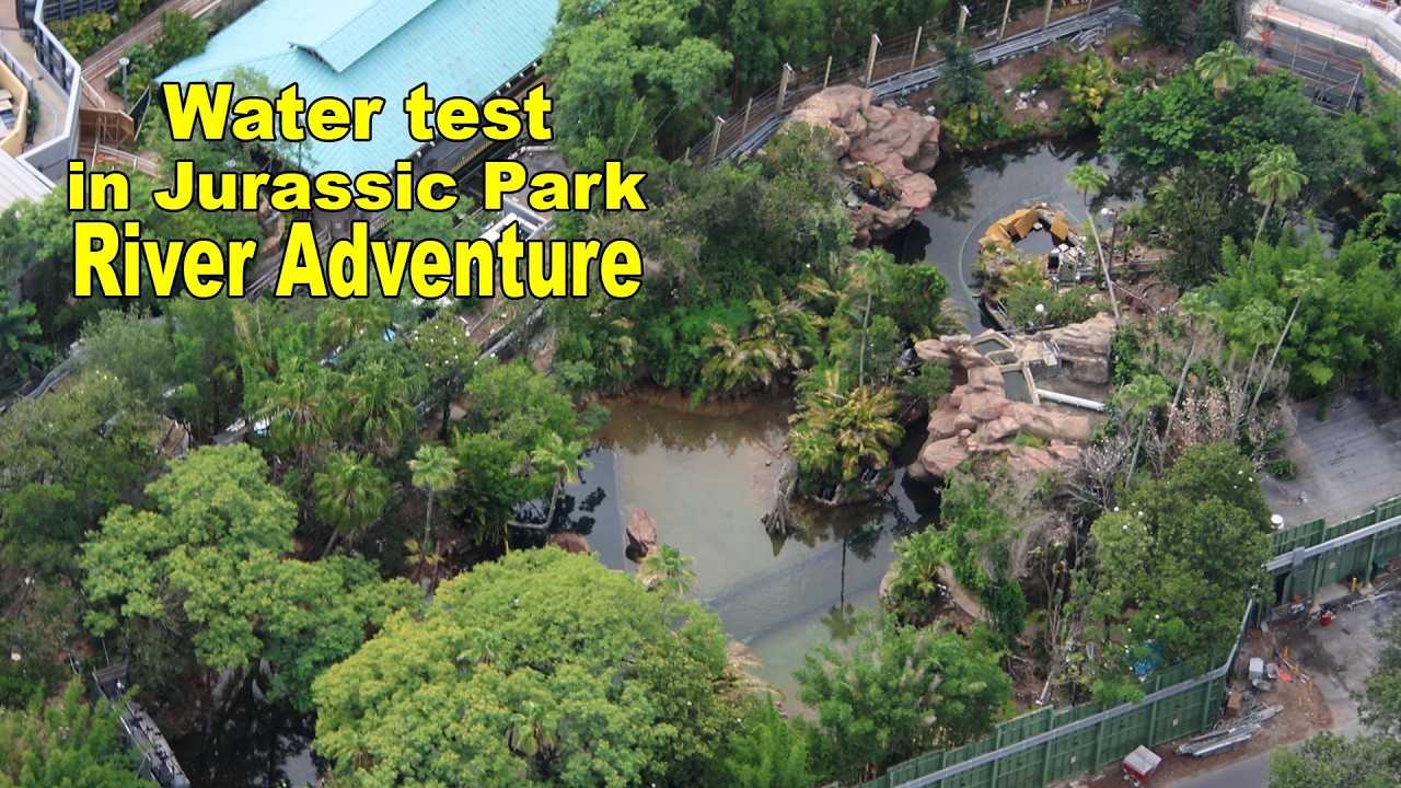 Water test in Jurassic Park River Adventure 4K
