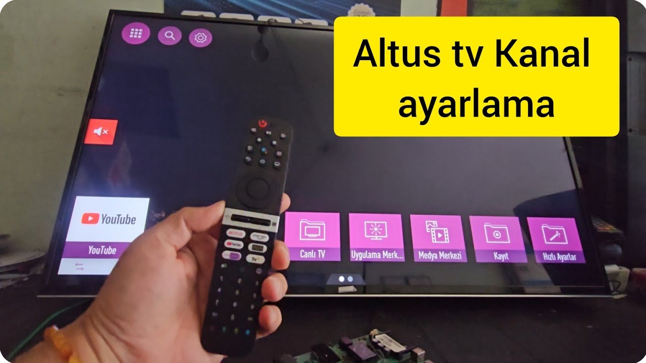 Altus Smart Tv Kolay Kanal Ayarlama