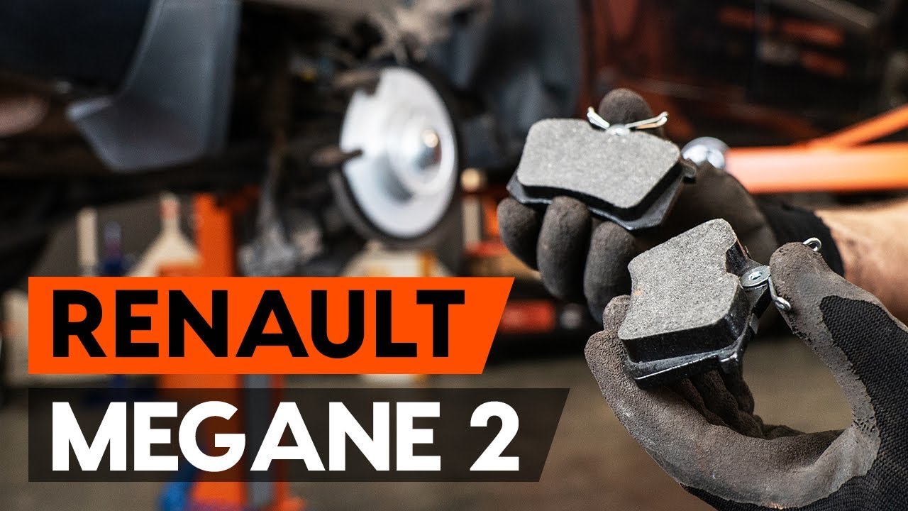 Como substituir os pastilhas de travão traseira no RENAULT MEGANE 2 (LM) [TUTORIAL AUTODOC]