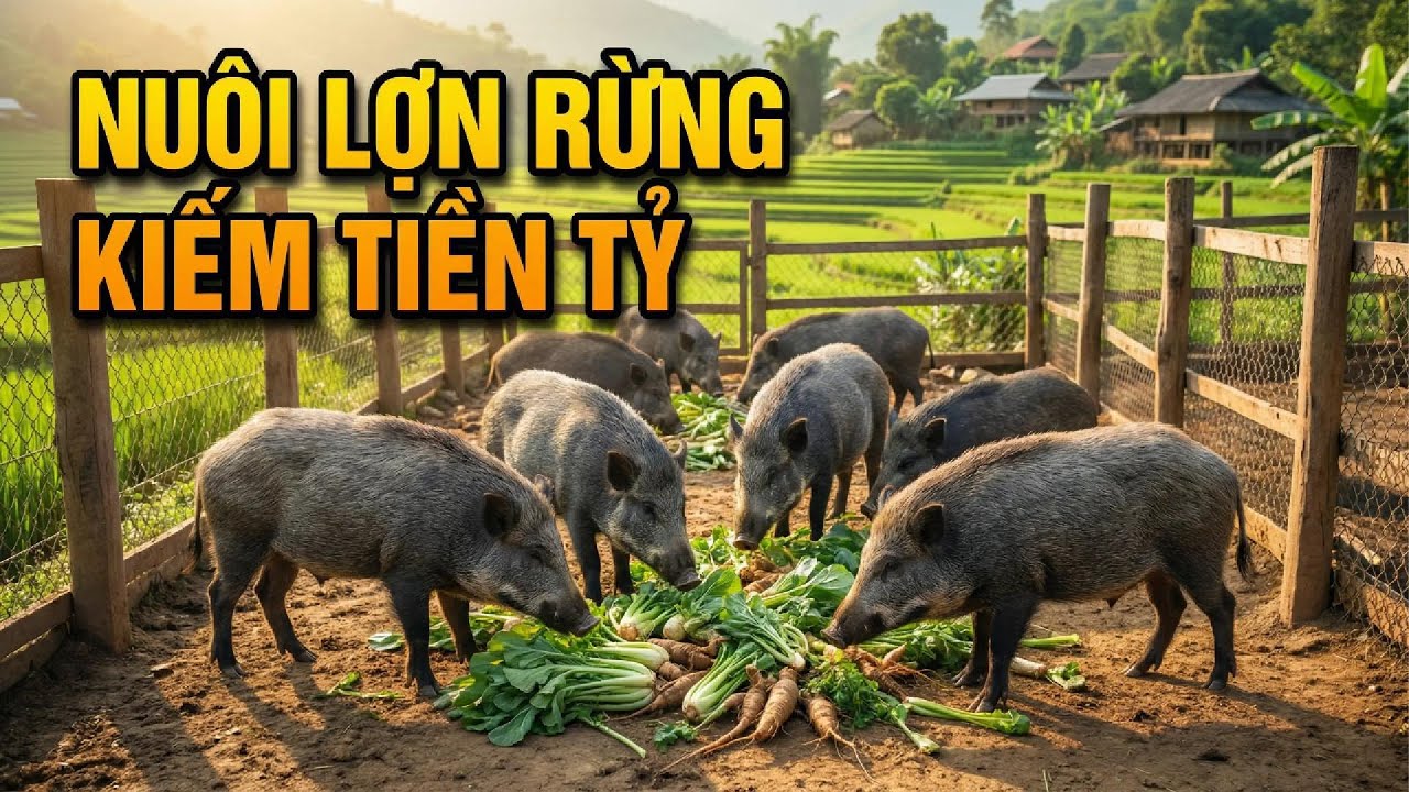 Nuôi Lợn Rừng Có Thật Sự Kiếm Tiền Tỷ Không? Sự Thật Ít Người Nói