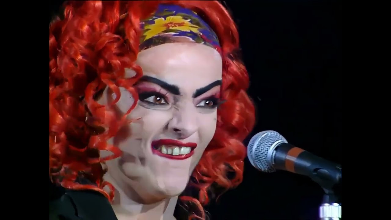 NINA HAGEN · AUFM BHANHOF ZOO live · Les Nuls Lémission 1991  HD