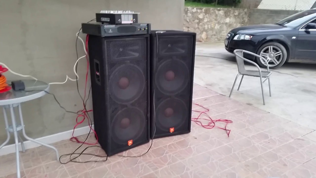 JBL JRX 125  2x1000W / Behringer EP 4000