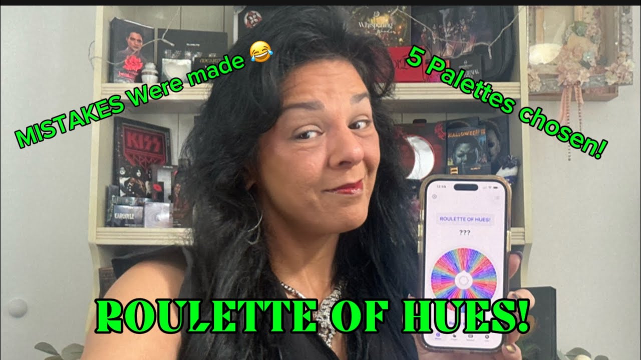 WELCOME TO MY CHAOTIC WHEEL OF HUES! #indiebeauty #eyeshadow #palettebingo #beauty #makeup 