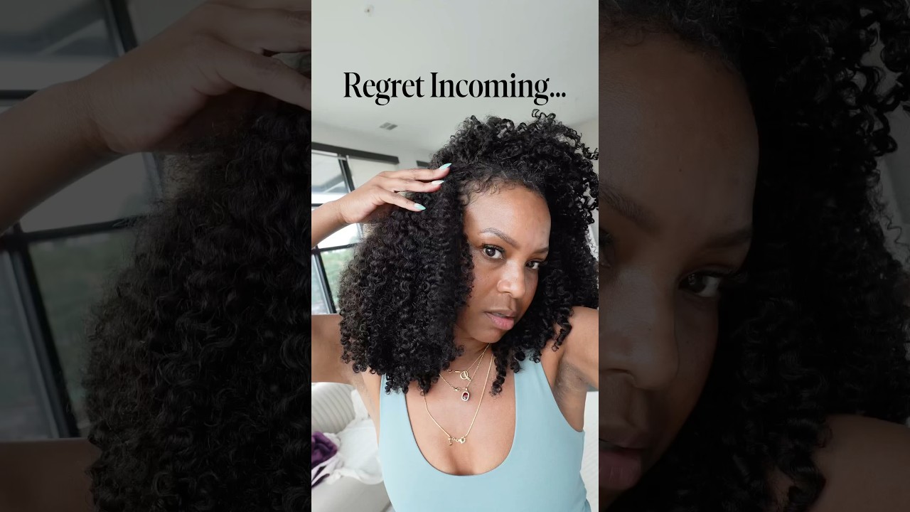 Amazon Crochet Hair&hellip; was this a mistake? #naturalhair #amazonfinds #hair #curlyhair #haircare #grwm