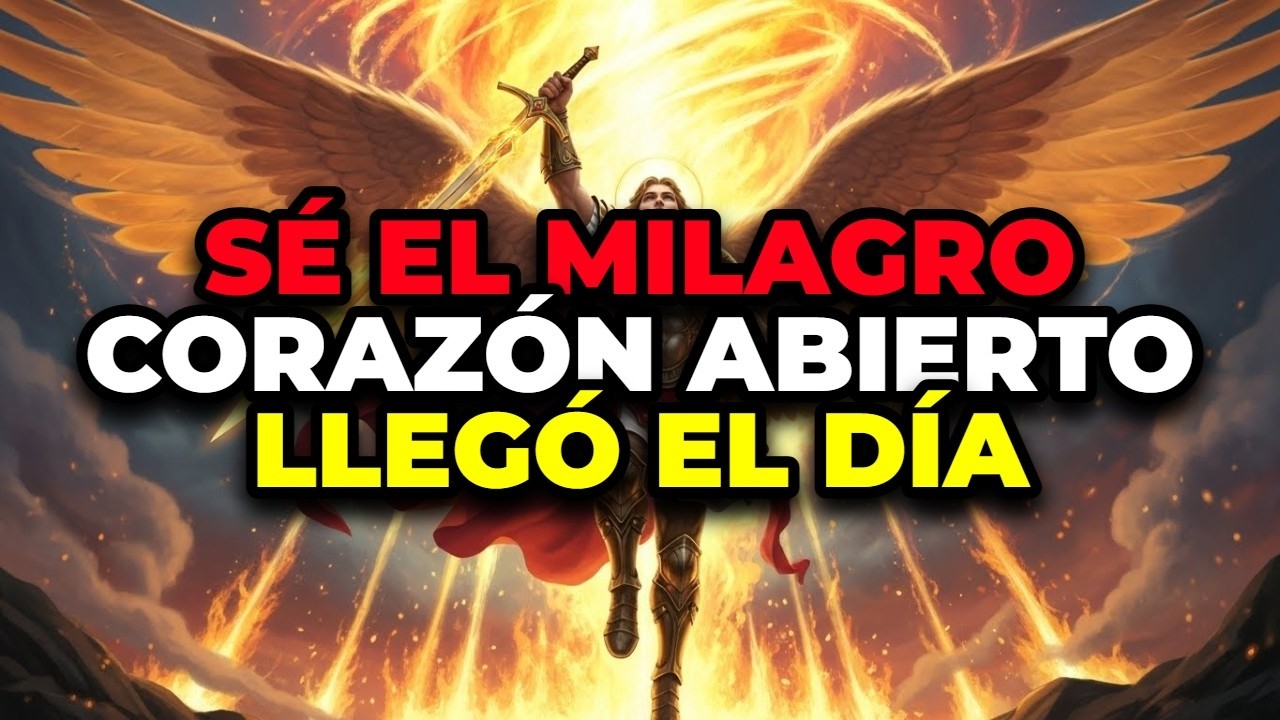 ELEGIDO, abre tu corazón porque hoy serás el milagro que una persona necesita desesperadamente.