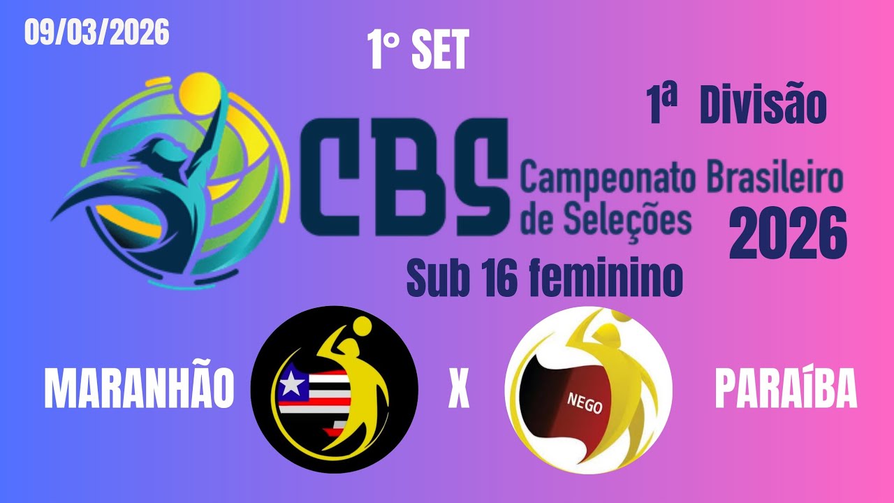 CBS SUB16 FEMININO. 1ºSET MA X PB.