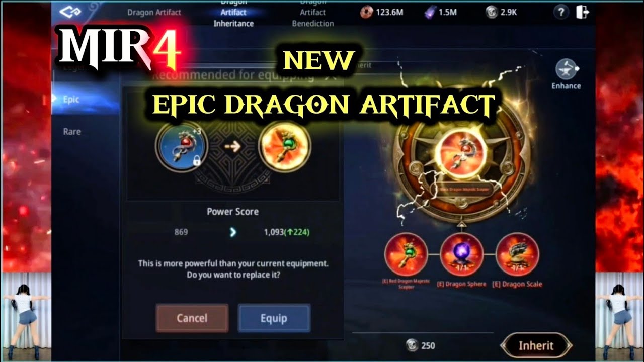 MIR4 . CRAFTING MY NEW EPIC DRAGON ARTIFACT . SARAP MAG-CRAFT NG EPIC ARTIFACT 💪 @Knuckles-Plays