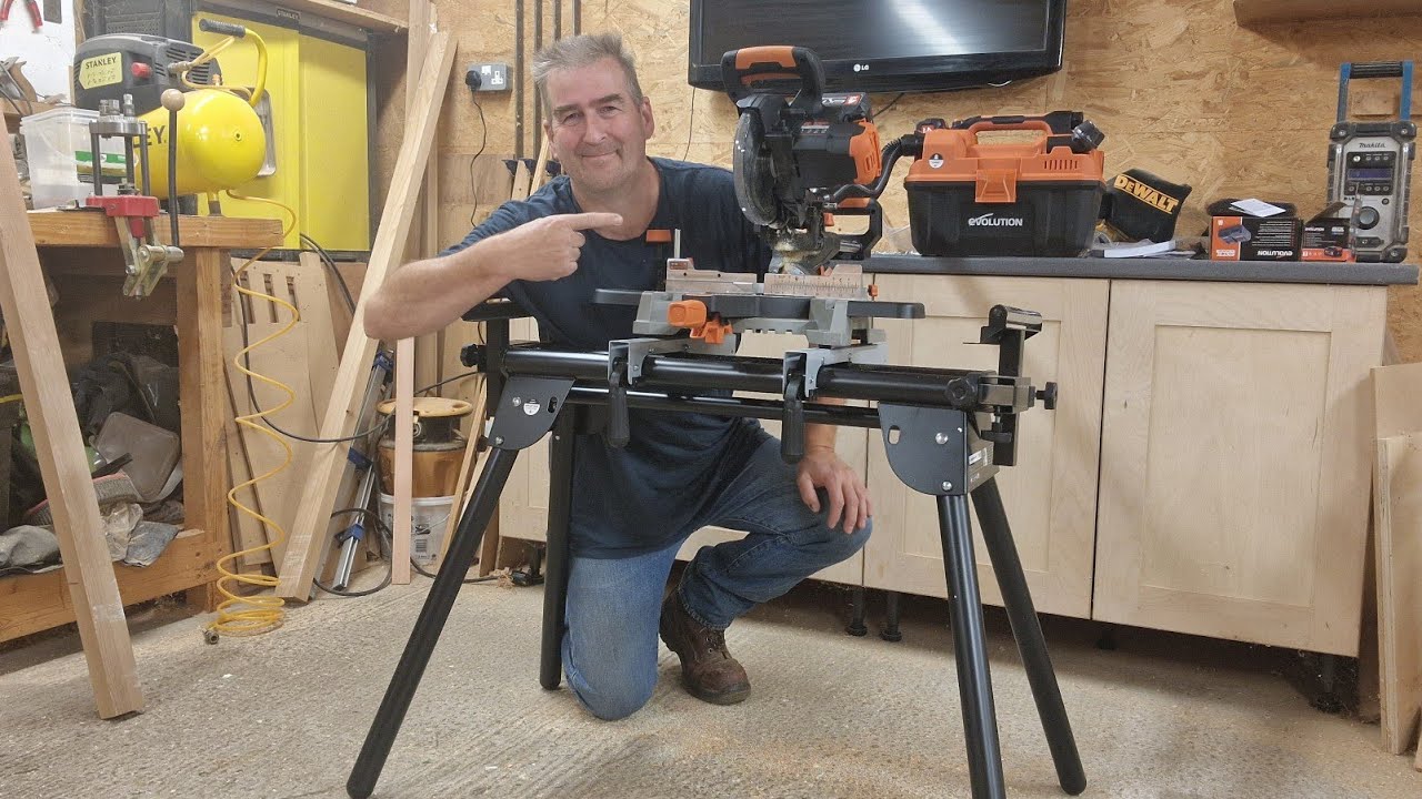 Evolution 18v Mitre saw ,Stand & vac a shockingly good combination #video #review