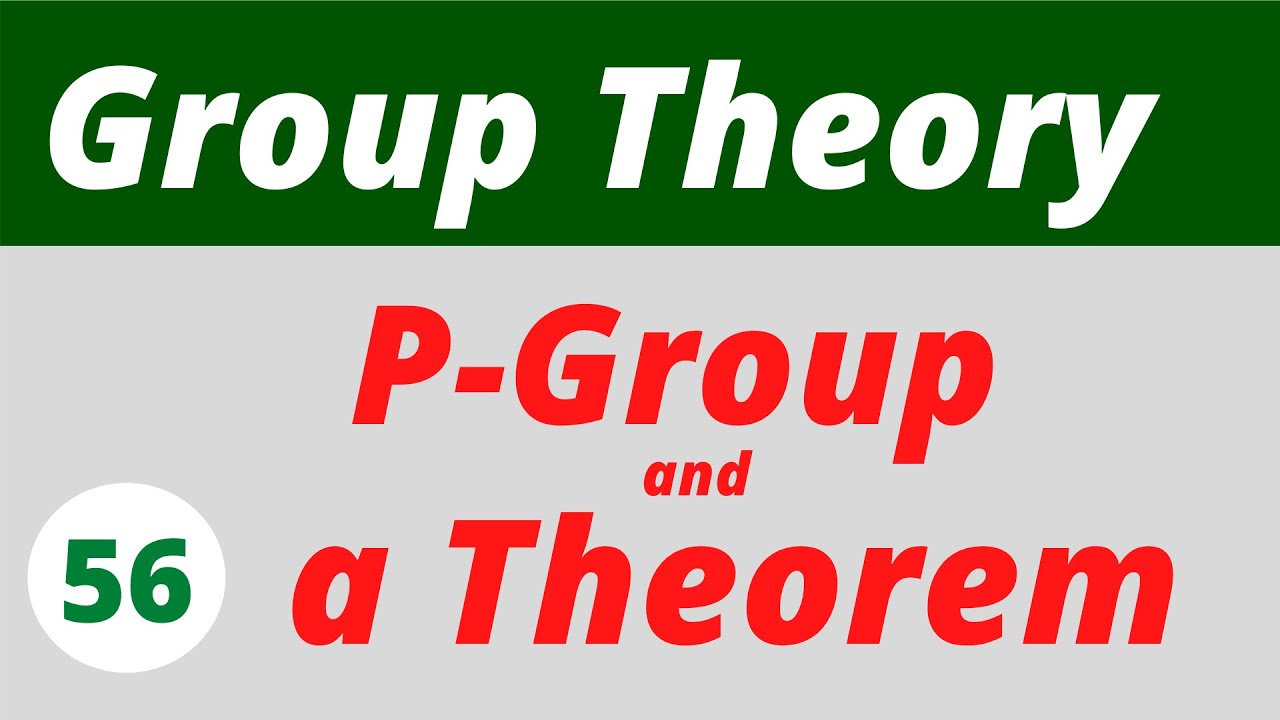 1.  p-group  | Group Theory | Prof Khalid