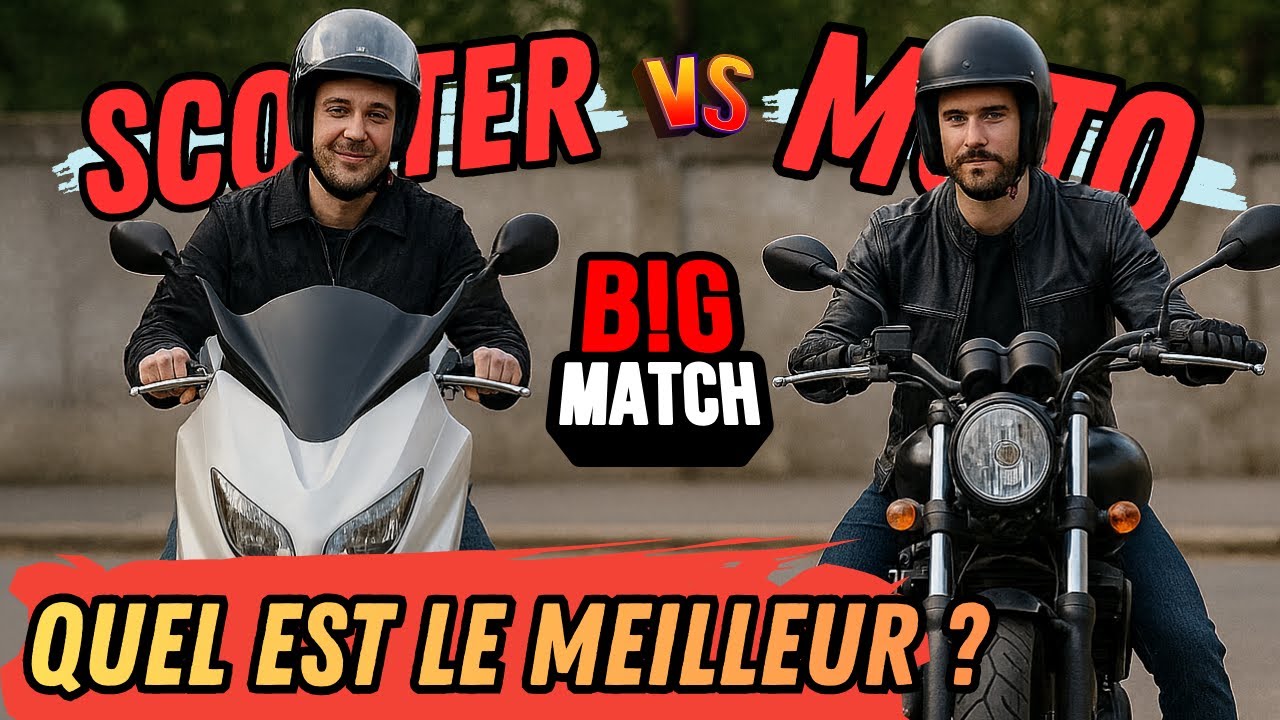 Scooter ou Moto - lequel choisir ?