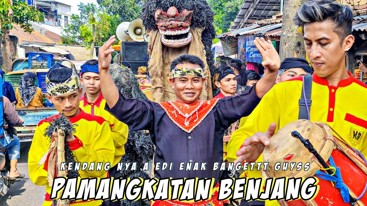 PAMANGKATAN BENJANG KEJALAN!!! BARONG DAN KEPANG BERAKSI - Seni Benjang Mekar Budaya Live Bukatanah