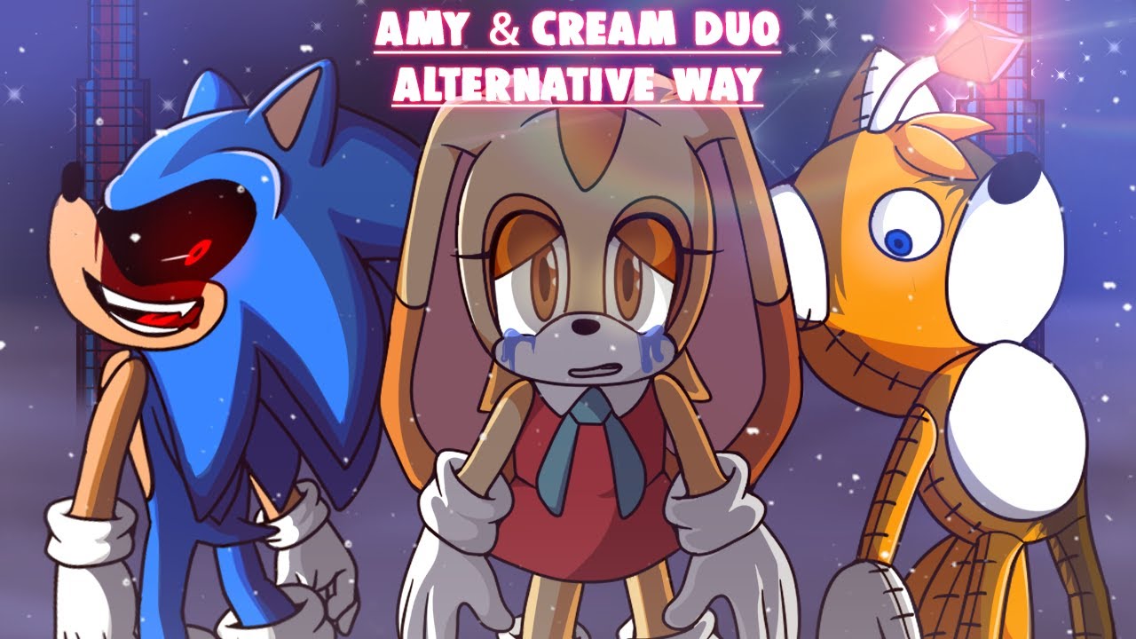 Sonic.exe: The Spirits of Hell Round 2 | Amy & Cream Duo Alternative Way! #9