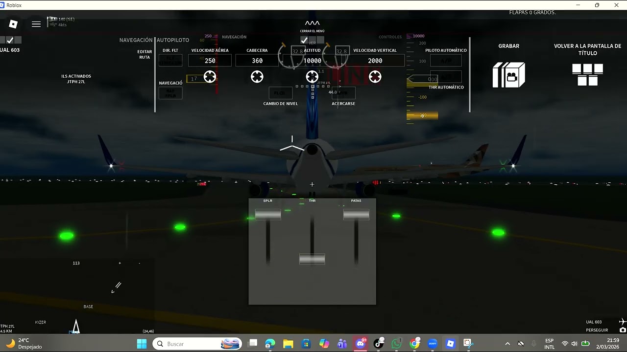 vuelo con un 757 de united (603)