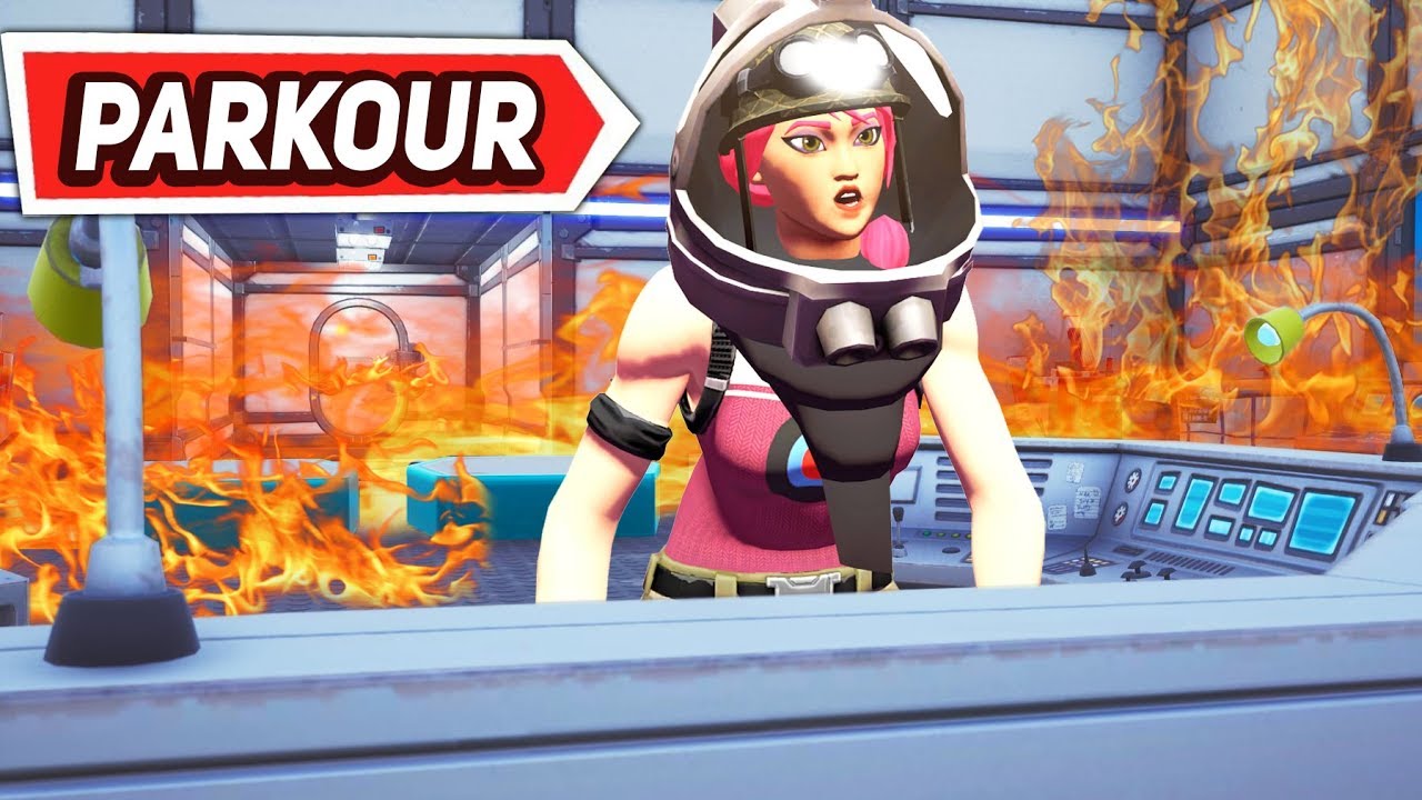 *PARKOUR ESCAPE ROOM ABDUZCAN* ESTACION ESPACIAL 2 FORTNITE PARKOUR