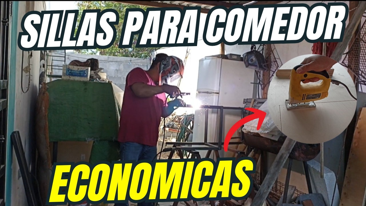 COMO HACER SILLAS PARA COMEDOR ECONOMICAS PASO A PASO