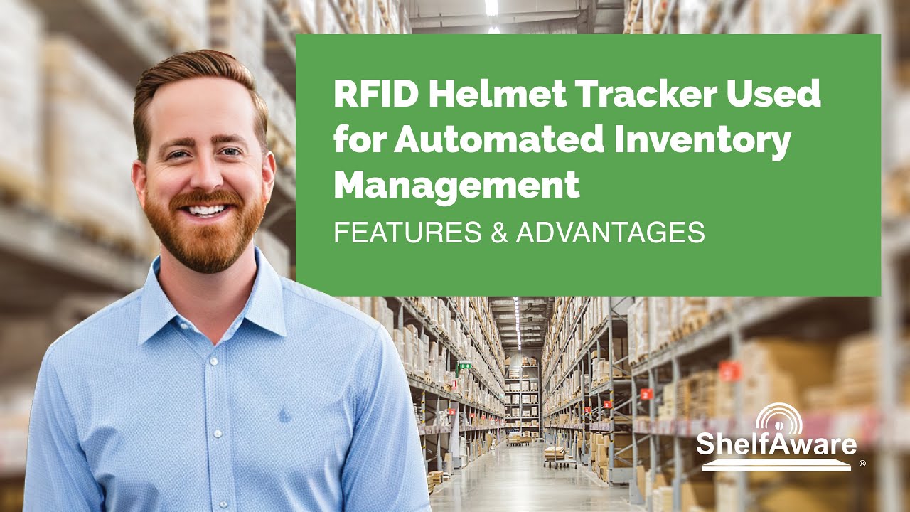 RFID Helmet Tracker Used for Automated Inventory Management // ShelfAware Features & Advantages