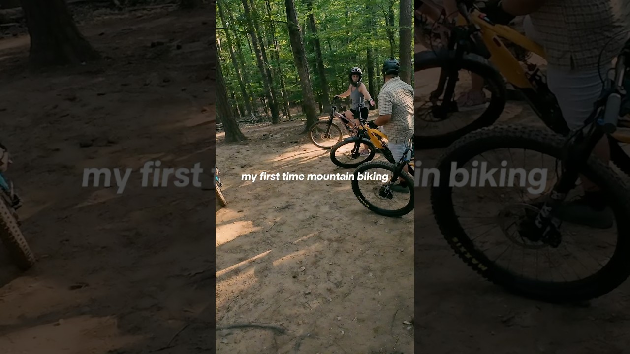 my first time on a pump track #mountainbike #atlanta