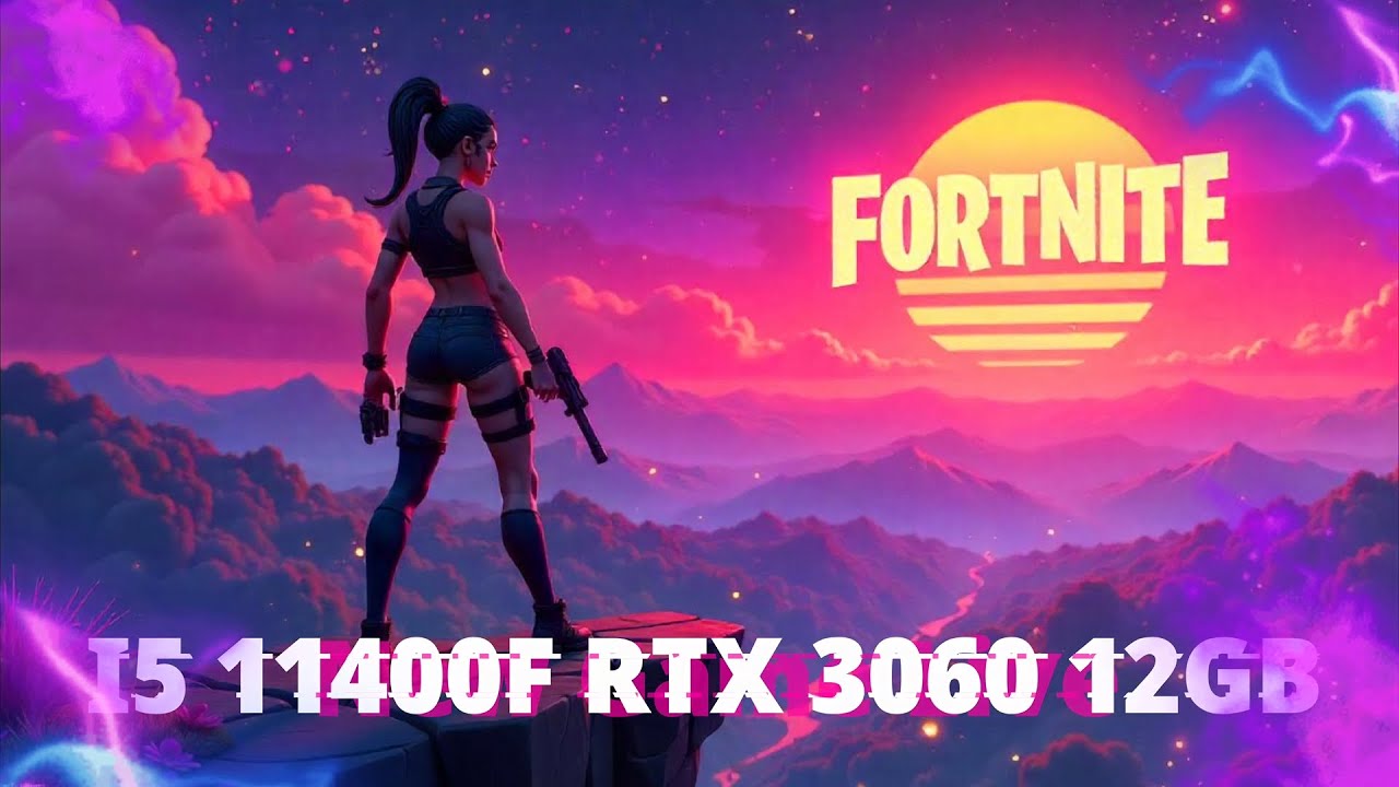 RTX 3060 12 GB i5 11400F Fortnite Gameplay 2025