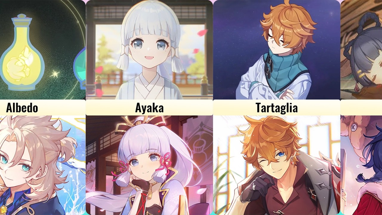 Genshin Impact Character When They Were Young