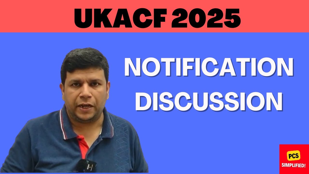 UKPSC ACF/FRO 2025 Notification: Discussion and Queries