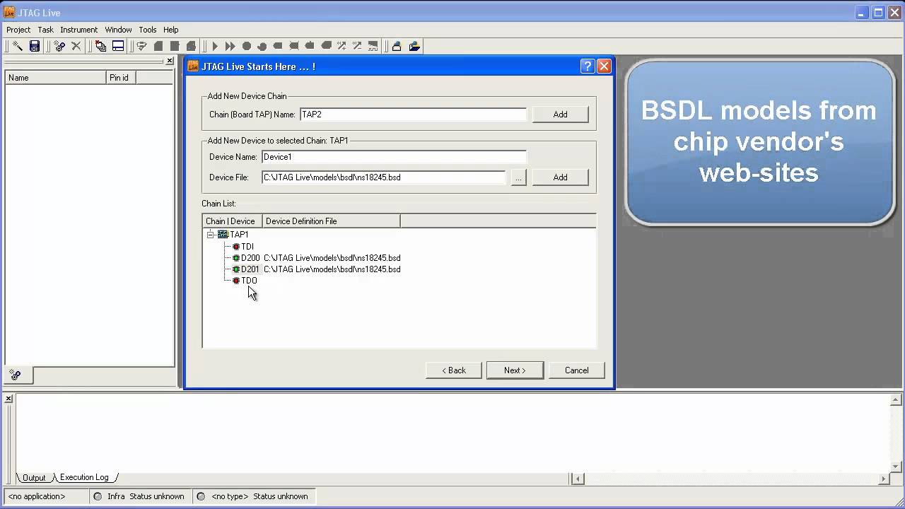 JTAG Live Part 1 - Testing the boundary-scan chain infrastructure
