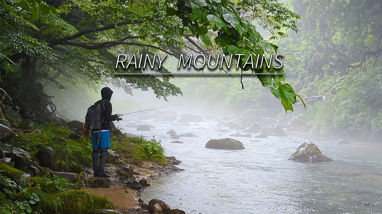 YAMAME trout fishing | Rainy day mountains | 雨の那須で渓流釣り