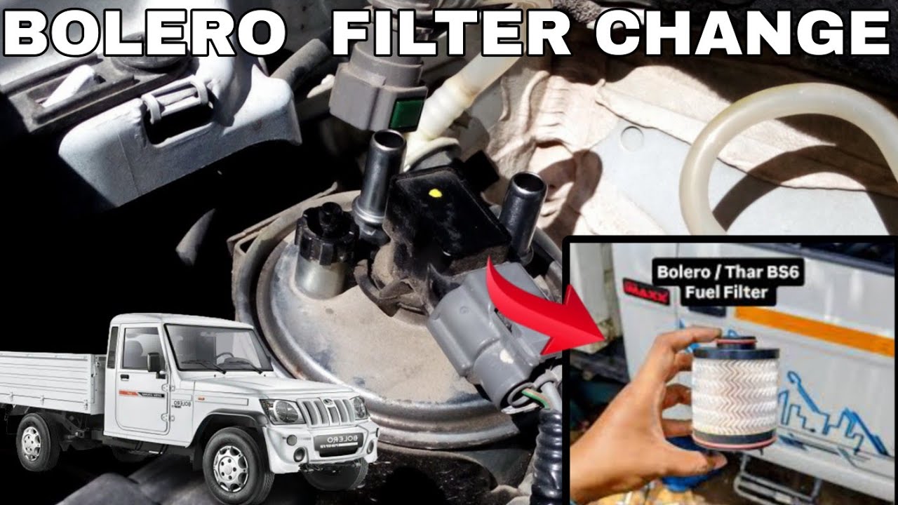 how to changebolero diesel filter bs6 | Mahindra bolero ka diesel filter kaise change karte hain