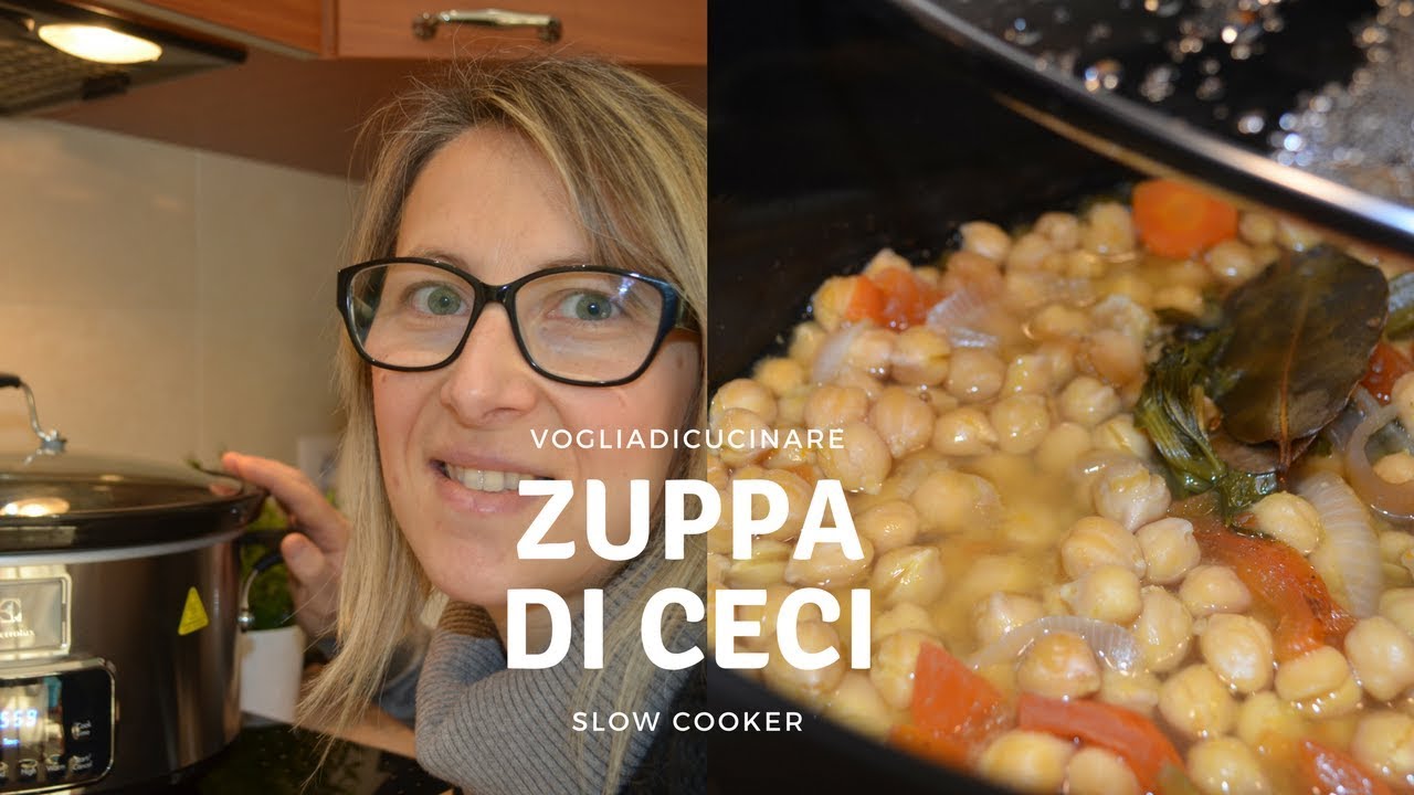 Zuppa di ceci nella Slow Cooker