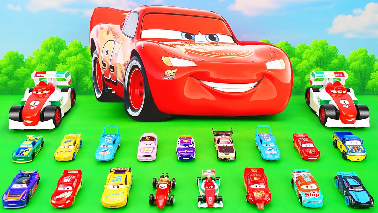 Disney Pixar Cars Unboxing Review | Lightning McQueen, Mack, Doc Hudson, Chick Hicks, Snot Rod