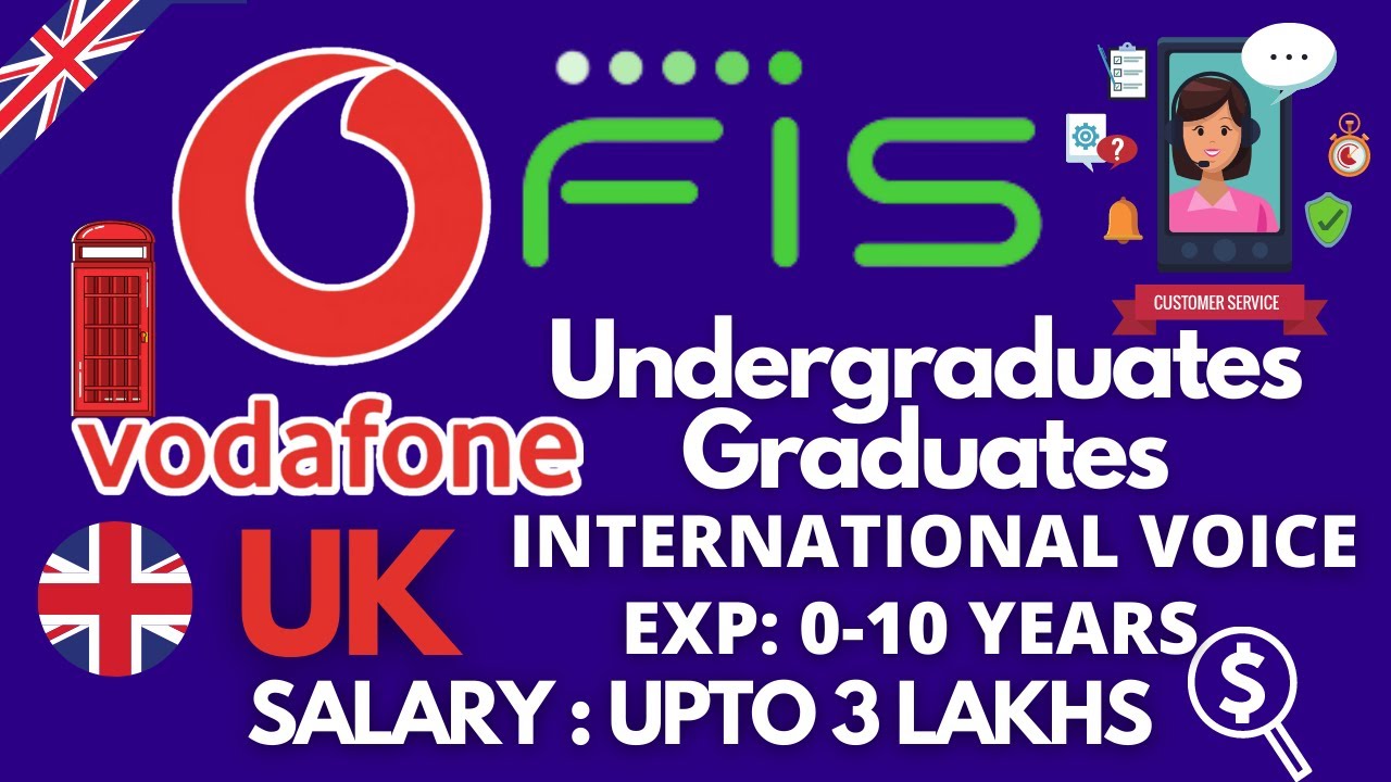 Vodafone UK Customer Support | International Voice Process | Jobs for Undergraduates