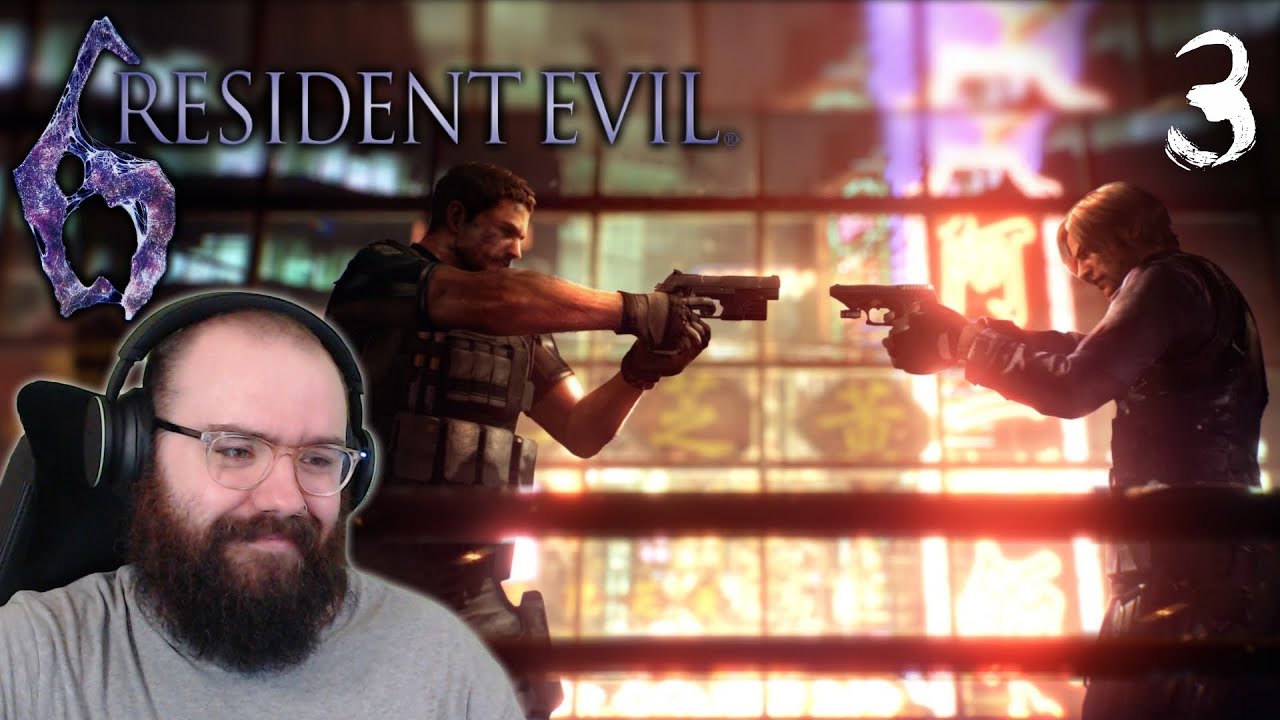 Leon & Chris Face to Face - Resident Evil 6 | Blind Playthrough [Part 3]