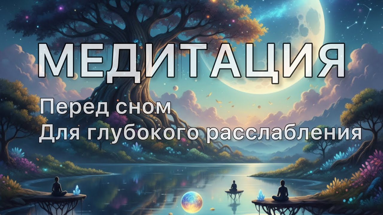 МЕДИТАЦИЯ ПЕРЕД СНОМ ДЛЯ ГЛУБОКОГО РАССЛАБЛЕНИЯ И СПОКОЙНОГО ЗАСЫПАНИЯ I MEDITATION BEFORE BEDTIME