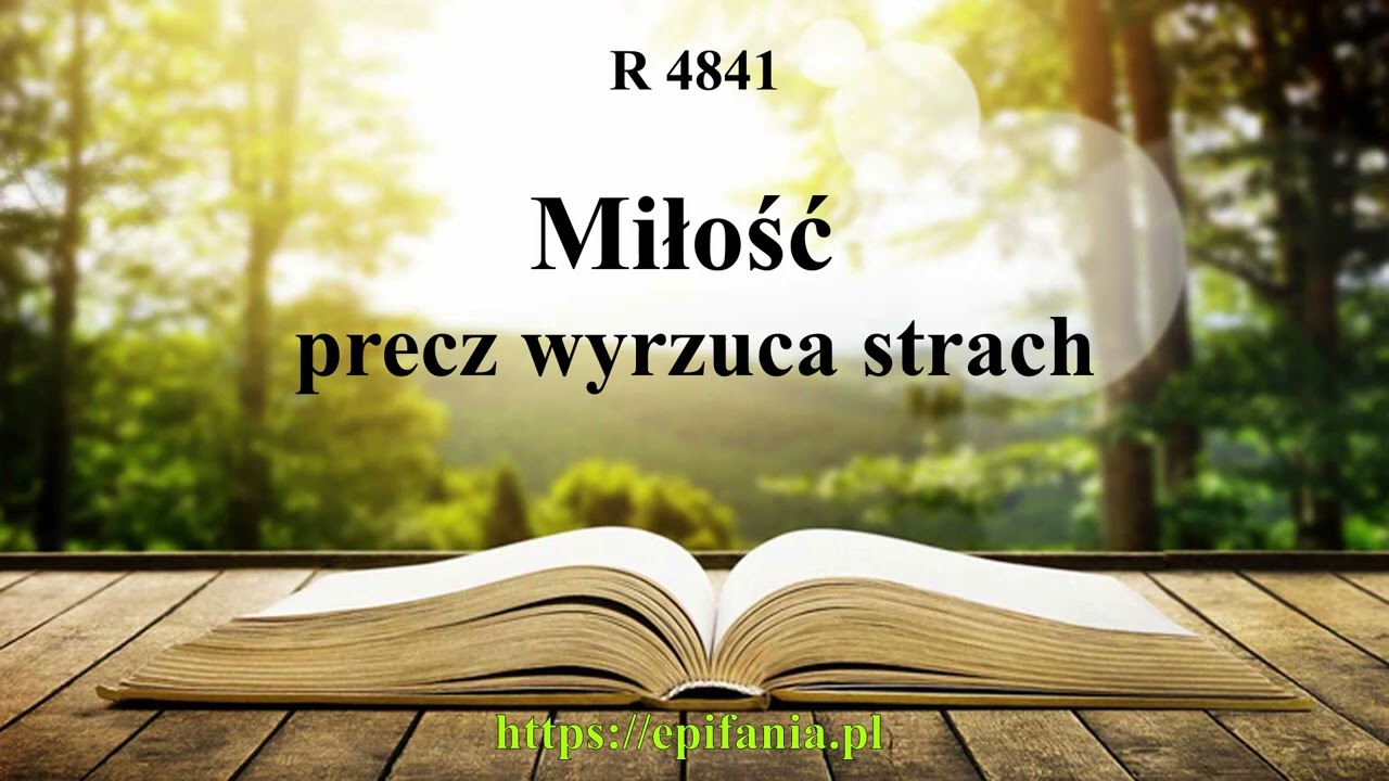 R 4841 Miłość przecz wyrzuca strach
