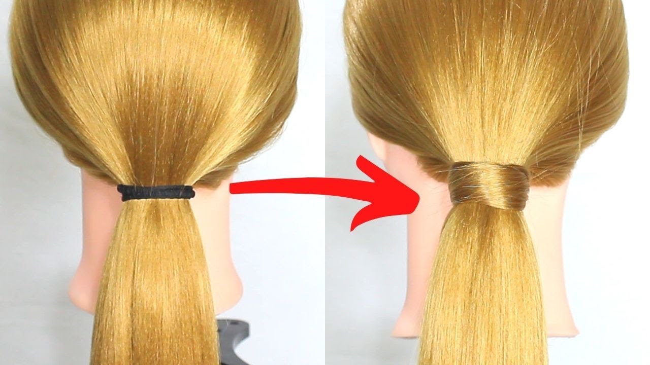 Come NASCONDERE l'elastico con i capelli - 4 SEMPLICI MODI | HairBeautyStar