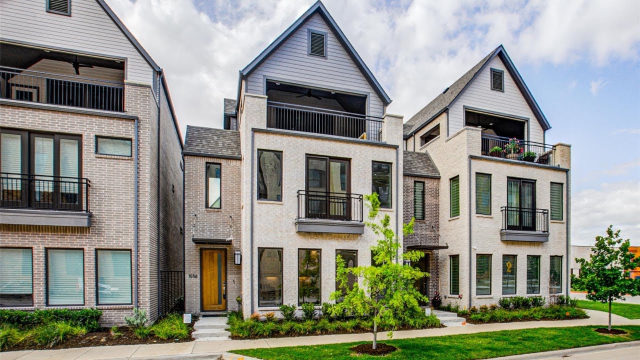 What Does a 3-Story House Look Like in Dallas, Texas? New Construction | $700K