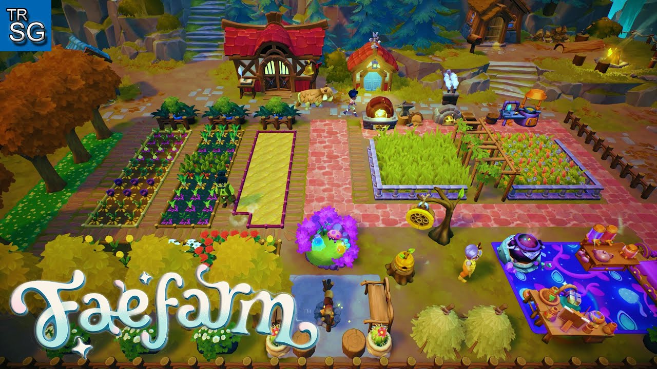 New Farm Sim RPG, A Very Relaxing and Beautiful Game - Fae Farm Gameplay - First Look!