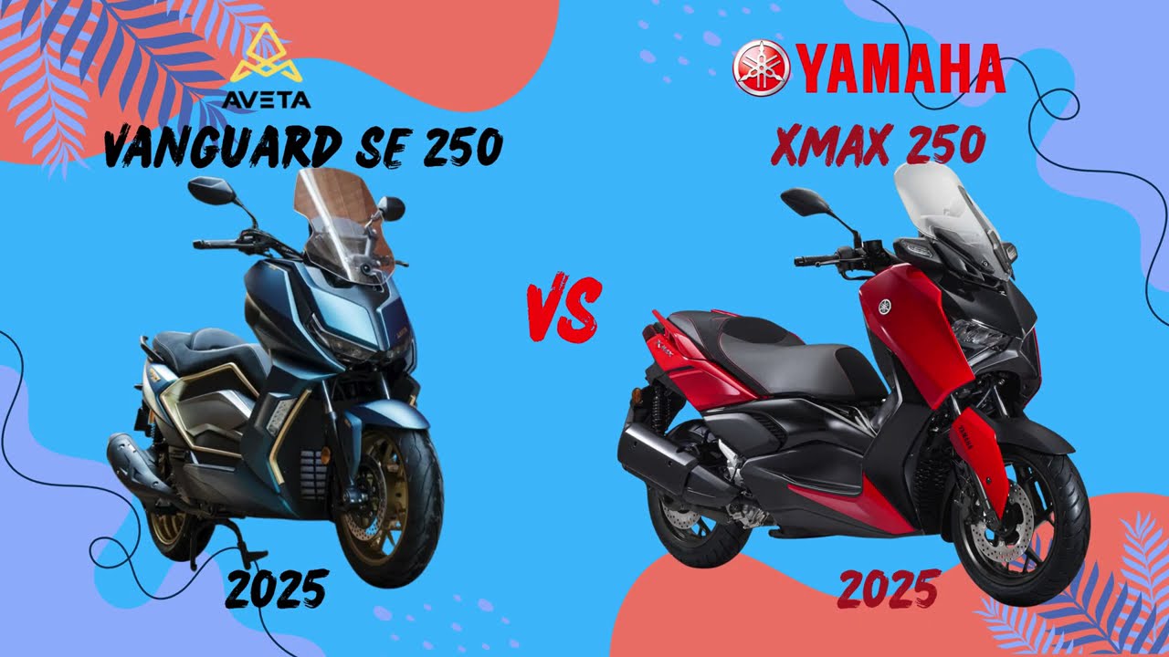 Aveta Vanguard SE 250 vs Yamaha Xmax 250 (2025): Duel Skuter Mana Lebih Power? 🚀