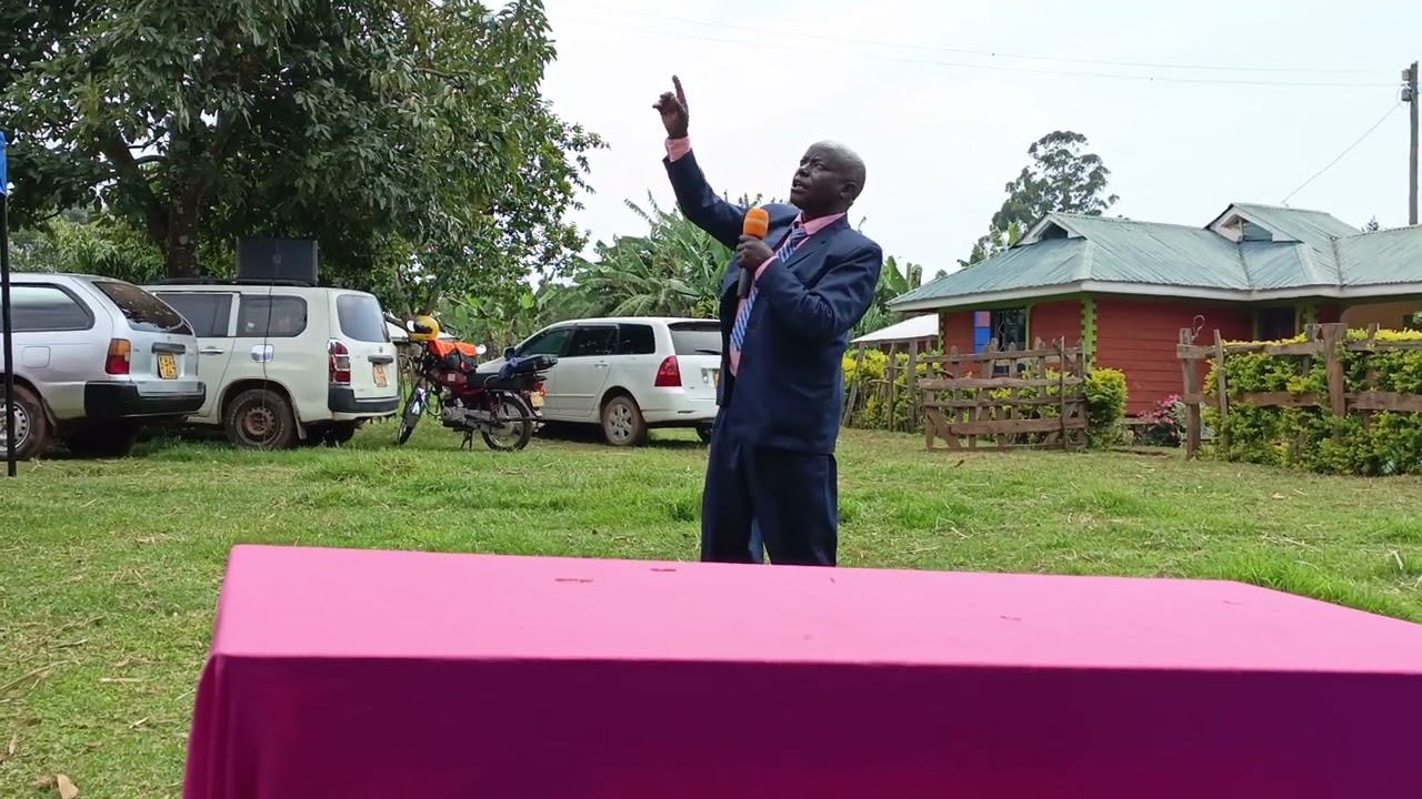 DEACON YAGAN FROM TRANSMARA AT SEBETET COE, CHEPLANGET