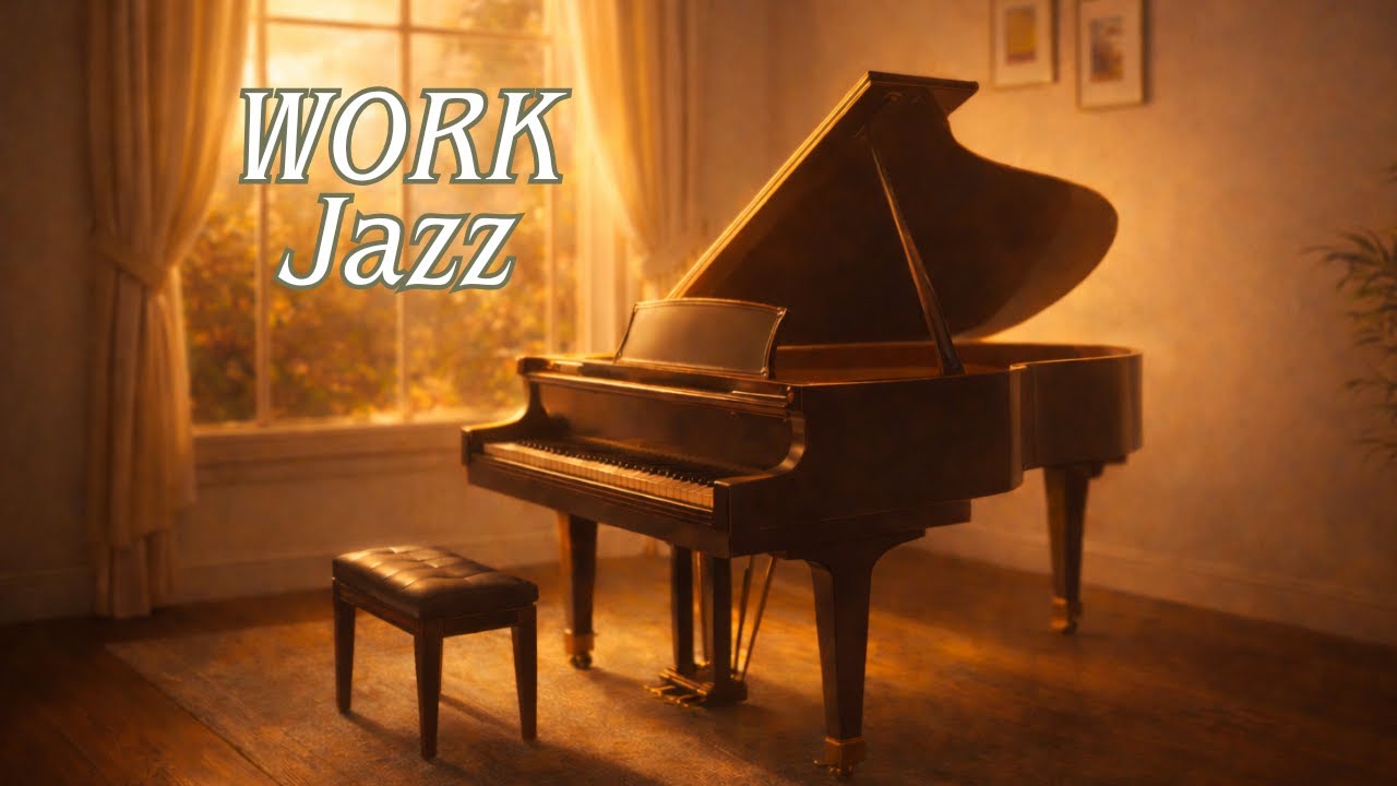 作業用ジャズBGM｜ピアノ中心のWork Jazz【集中・仕事・勉強用】