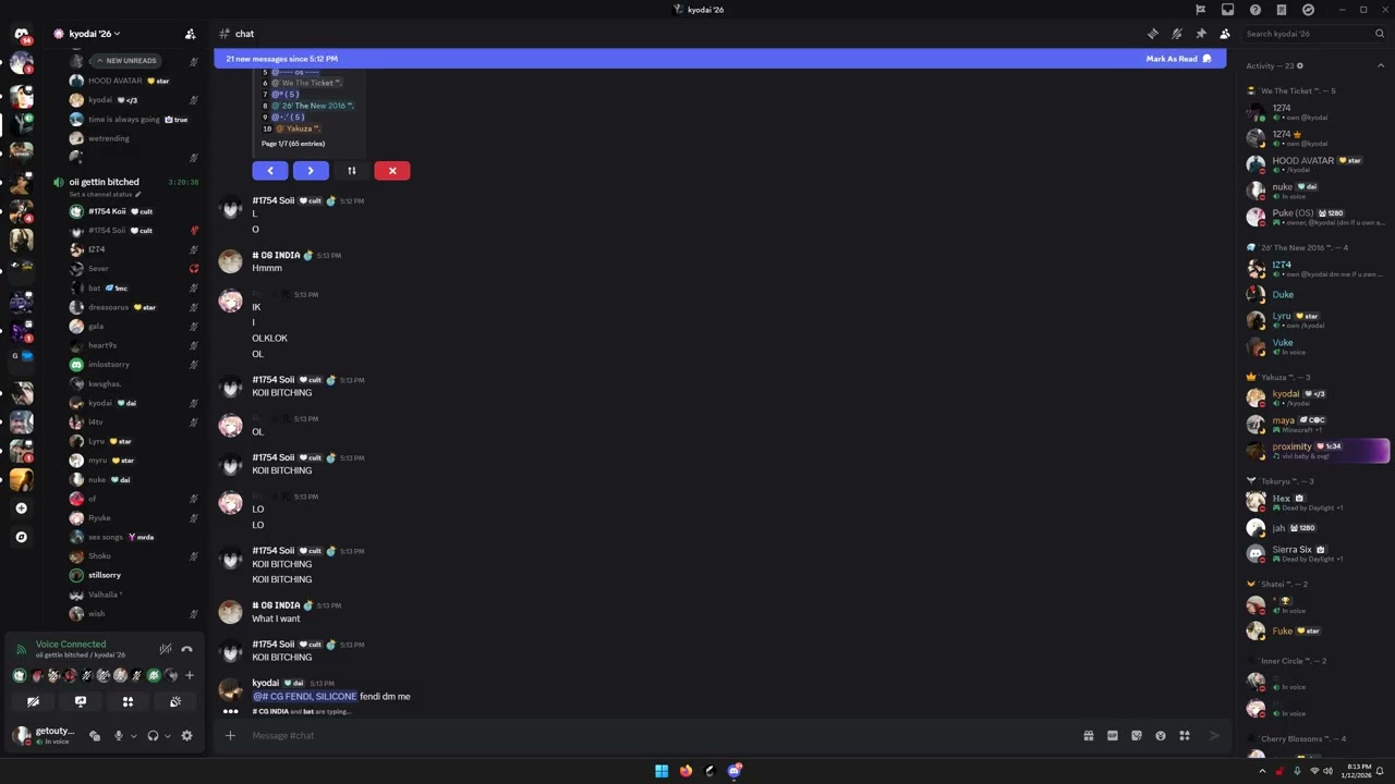 Ant/Sasuke v. Koii (DISCORD PACKING)