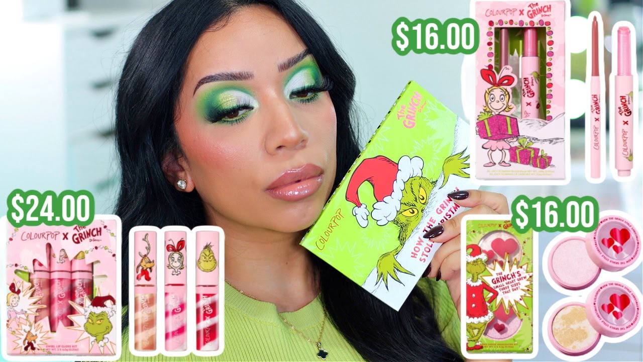 Colourpop x Как Гринч украл Рождество | Урок макияжа в стиле Гринча
