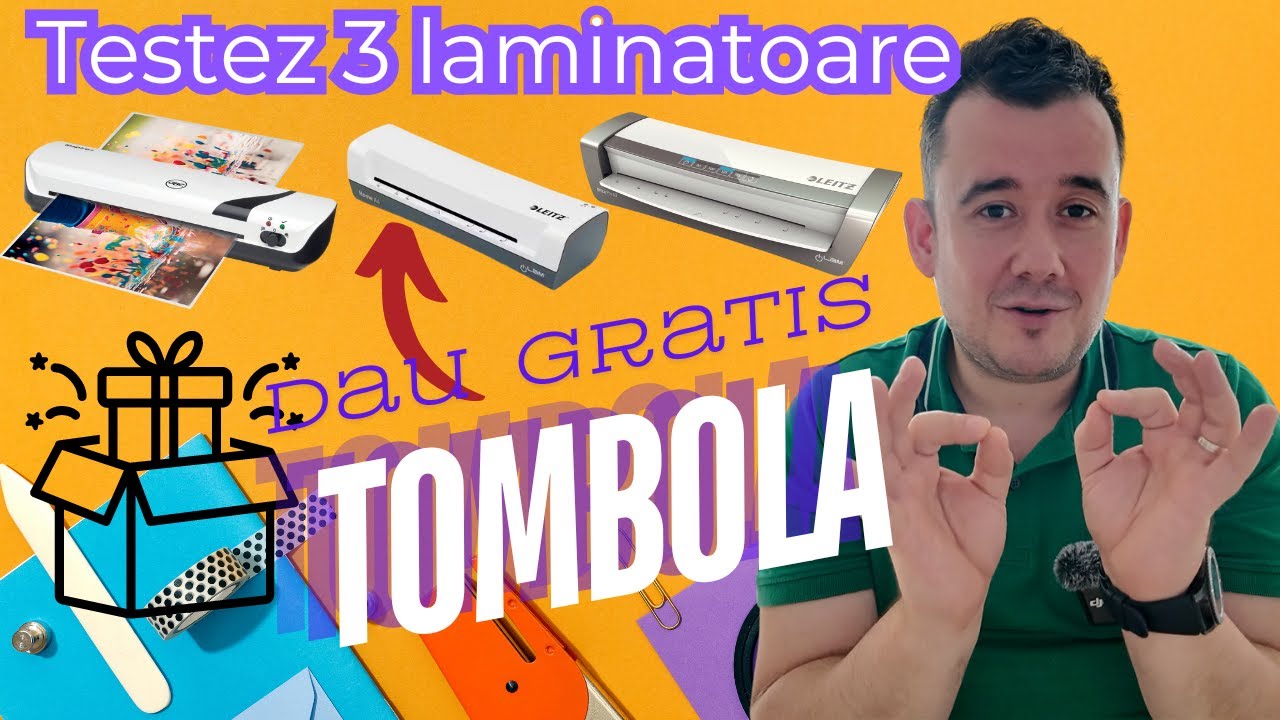 Cum alegi laminatorul potrivit pentru tine? GIVEAWAY - testez Leitz si GBC