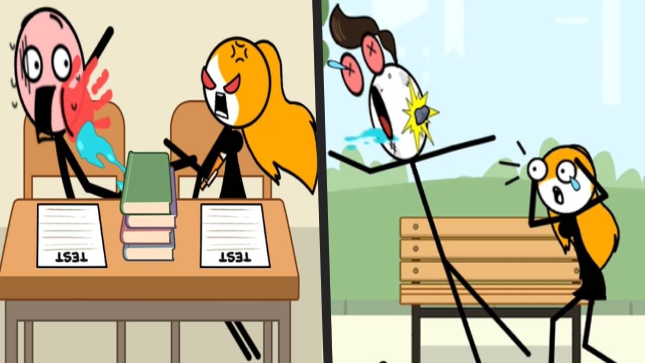 TAP FIGHTER vs HELP HIM - Satisfying STICKMAN Double Gameplay ASMR (android/ios)