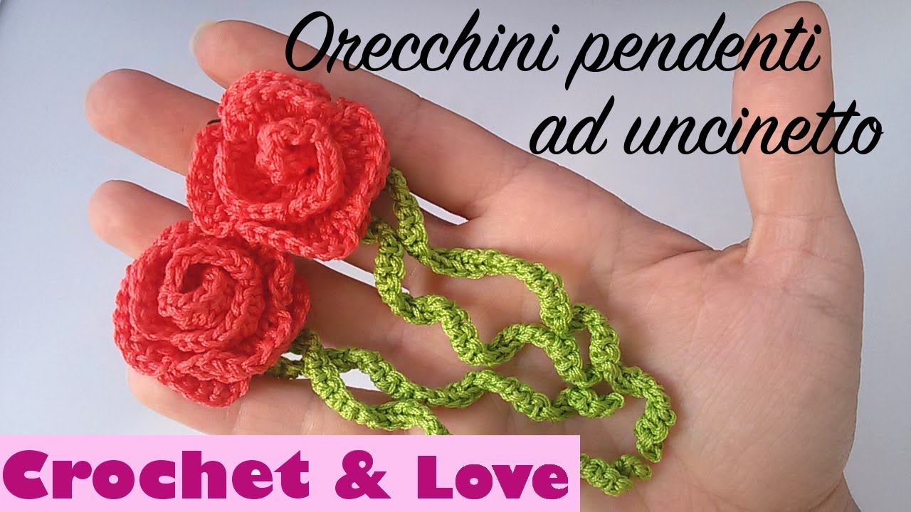 Tutorial orecchini ad uncinetto