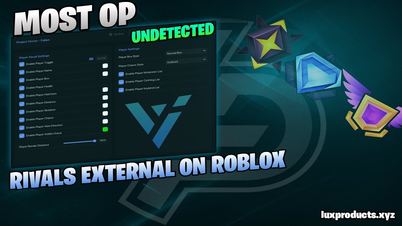 Vector External on Roblox Rivals ( Closet/Rage Cheating) Aimbot, ESP, Fly, and Much More!