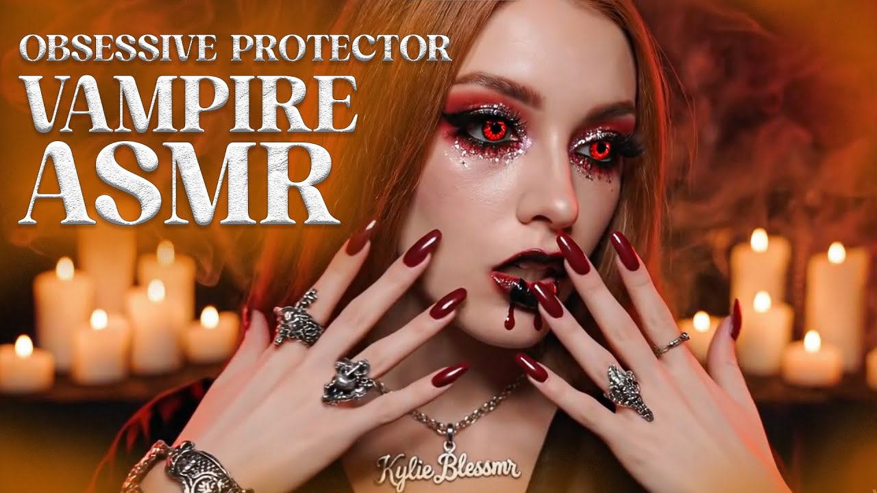 OBSESSIVE PROTECTOR Vampire Whisper POV | Candlelight ASMR