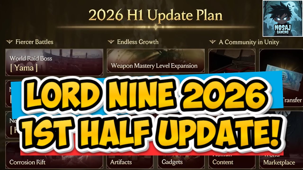 Lord Nine 2026 First Half Update & New Contents Summary!