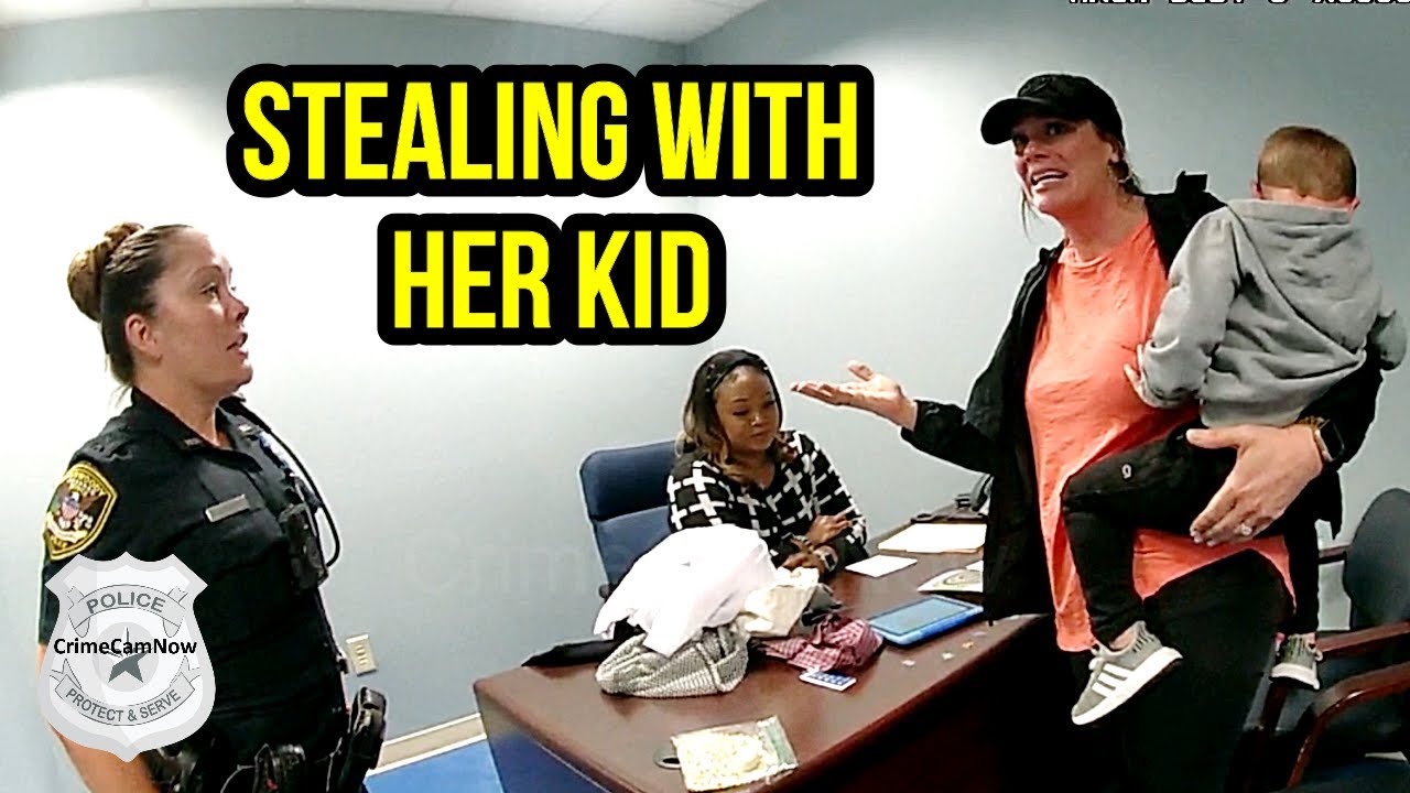 Mom Caught Shoplifting with Her Small Kid: What Was She Thinking?